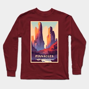 Pinnacles National Park Travel Poster Long Sleeve T-Shirt